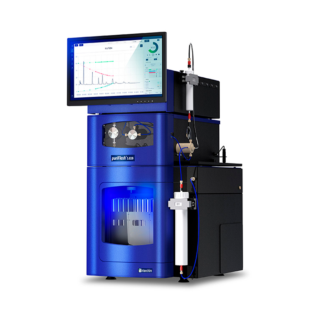 O puriFlash® 5.250 da Advion Interchim Scientific é um sistema de HPLC preparativo desenvolvido para pesquisa, desenvolvimento de métodos e purificação de compostos de alta pureza. Com dois suportes independentes para colunas, gradiente quaternário, detector UV/Vis DAD, Through Pump Injection e software ClearPeak™ com Genius™ AI, oferece flexibilidade, automação e precisão para química orgânica, desenvolvimento farmacêutico, APIs, peptídeos, produtos naturais e biotecnologia. Disponível no Brasil através da AuTeC.